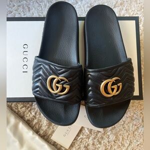 COPY - GUCCI Marmont men’s slide sandals fits size US 10